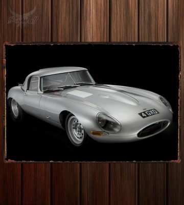 Металлическая табличка Jaguar E-Type Lightweight Roadster (Series I)